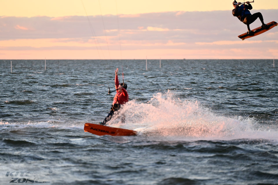 Collisions with other kitesurfers are also the cause of accidents